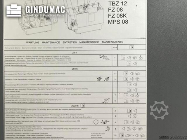 VERTIKALES BEARBEITUNGSZENTRUM CHIRON FZ 12 KW