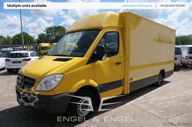 Box van mercedes-benz SPRINTER 310 CDI MAXI EURO-5 KOFFER REGALE KAMERA DURCHGANG