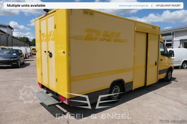 Box van mercedes-benz SPRINTER 310 CDI MAXI EURO-5 KOFFER REGALE KAMERA DURCHGANG