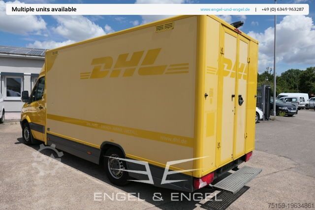 Box van mercedes-benz SPRINTER 310 CDI MAXI EURO-5 KOFFER REGALE KAMERA DURCHGANG