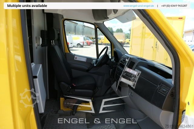 Box van mercedes-benz SPRINTER 310 CDI MAXI EURO-5 KOFFER REGALE KAMERA DURCHGANG