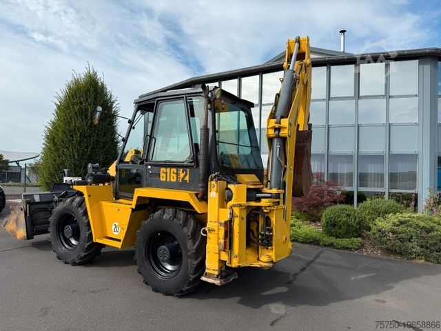 Backhoe loader KRAMER 616 S Serie II 4+1 Schaufel SW Palettengabel