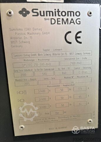 Demag Systec 210-580-840 (2015) Demag Systec 210-580-840