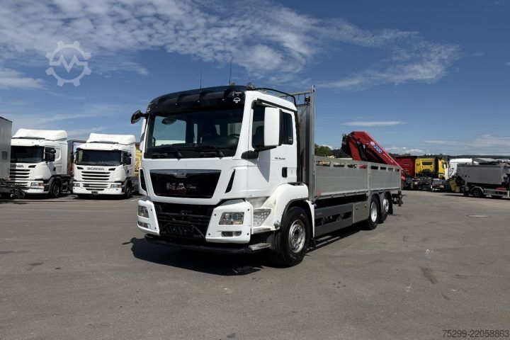 Truck mounted crane MAN TGS 26.440 6x2 HMF 2120 K4 / Swiss-Vehicle