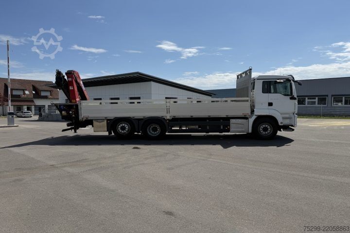 Truck mounted crane MAN TGS 26.440 6x2 HMF 2120 K4 / Swiss-Vehicle