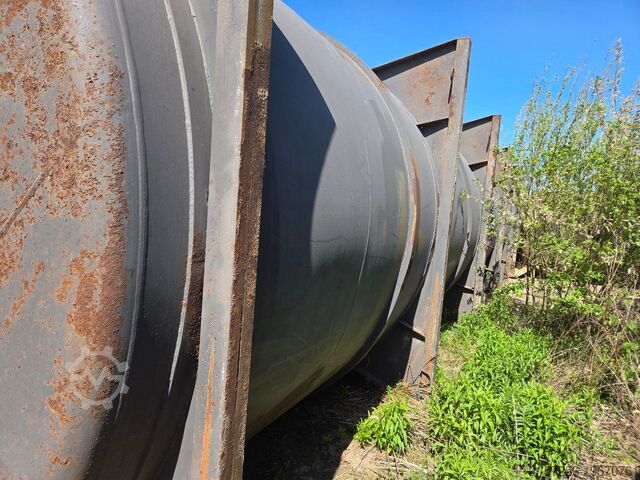Lagertank 113m³ above-ground steel tank on steel supports