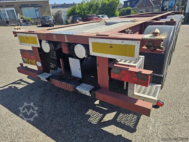 Container transport Burg BPO 12-27CCXGX-00. | ADR TANK CHASSIS 20/30 FT ...