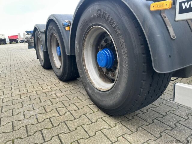 Container transportation Contar 40FT HIGH CUBE chassis / liftaxle / drumbrakes ...