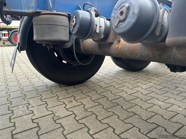 Container transportation Contar 40FT HIGH CUBE chassis / liftaxle / drumbrakes ...