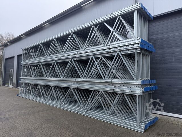 High-bay warehouse Pallet rack uprights SSI Schäfer PR600 / P115/ St.: 8.500 x 1.100 mm