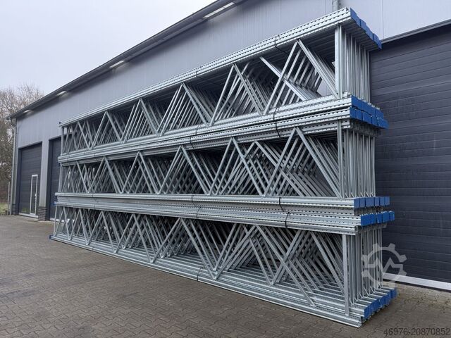 High-bay warehouse Pallet rack uprights SSI Schäfer PR600 / P115/ St.: 8.500 x 1.100 mm