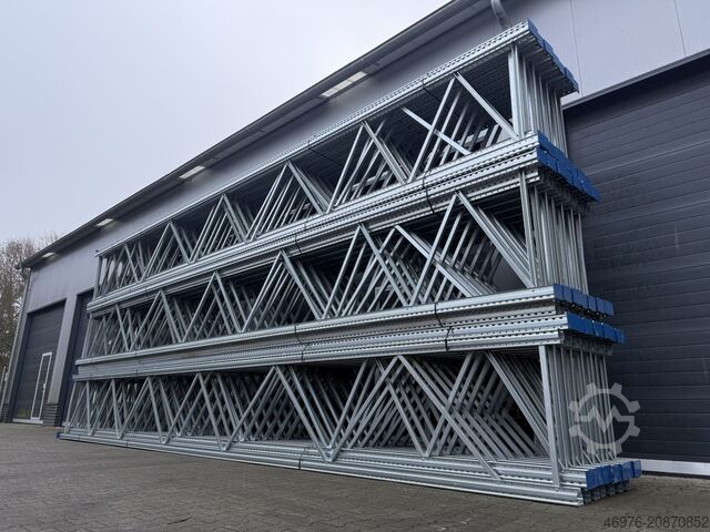 High-bay warehouse Pallet rack uprights SSI Schäfer PR600 / P115/ St.: 8.500 x 1.100 mm