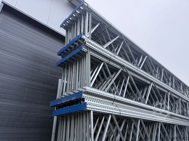 High-bay warehouse Pallet rack uprights SSI Schäfer PR600 / P115/ St.: 8.500 x 1.100 mm