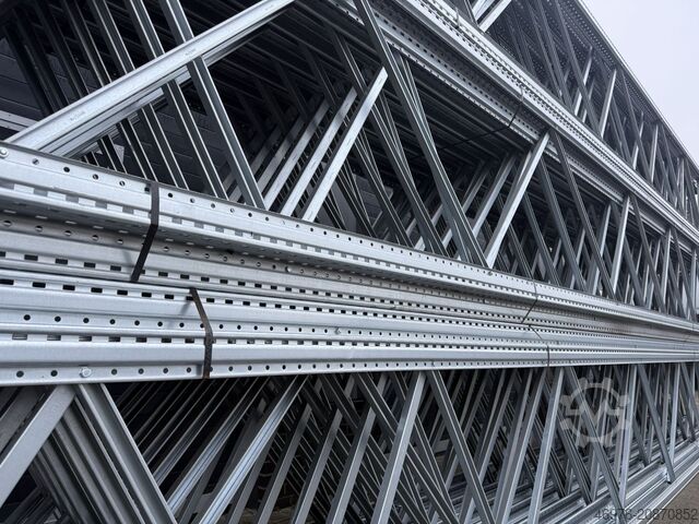 High-bay warehouse Pallet rack uprights SSI Schäfer PR600 / P115/ St.: 8.500 x 1.100 mm