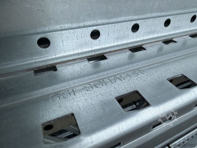 High-bay warehouse Pallet rack uprights SSI Schäfer PR600 / P115/ St.: 8.500 x 1.100 mm