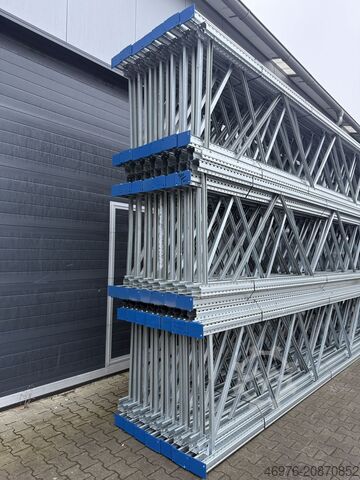 High-bay warehouse Pallet rack uprights SSI Schäfer PR600 / P115/ St.: 8.500 x 1.100 mm