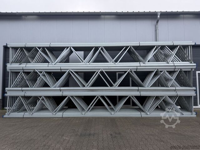 High-bay warehouse Pallet rack uprights SSI Schäfer PR600 / P115/ St.: 8.500 x 1.100 mm