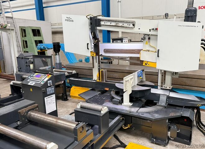 Halbautomatische Bandsäge PEGAS Gonda 750 x 500 mm  CNC