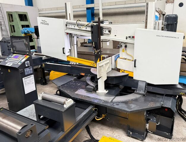 Halbautomatische Bandsäge PEGAS Gonda 750 x 500 mm  CNC