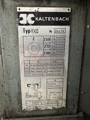Cold saw Kaltenbach KKS 370 - Kaltkreissäge + Rollenbahnen