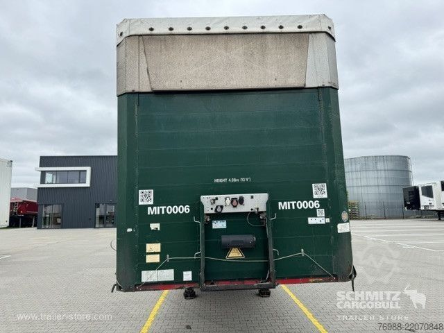 Open semitrailer with tarp Schmitz Cargobull Curtainsider Mega