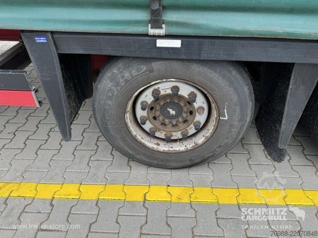 Open semitrailer with tarp Schmitz Cargobull Curtainsider Mega