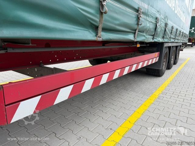 Open semitrailer with tarp Schmitz Cargobull Curtainsider Mega