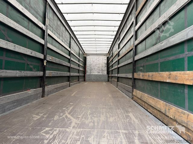 Open semitrailer with tarp Schmitz Cargobull Curtainsider Mega