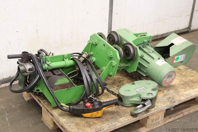 Kettenzug mit Fahrwerk 1250 kg Stahl Elektus R12