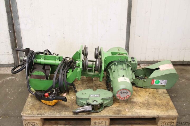 Kettenzug mit Fahrwerk 1250 kg Stahl Elektus R12