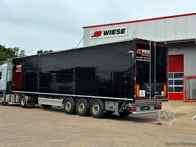 Walking floor semitrailer KRAKER Schubboden 10 mm Boden, sehr sauber