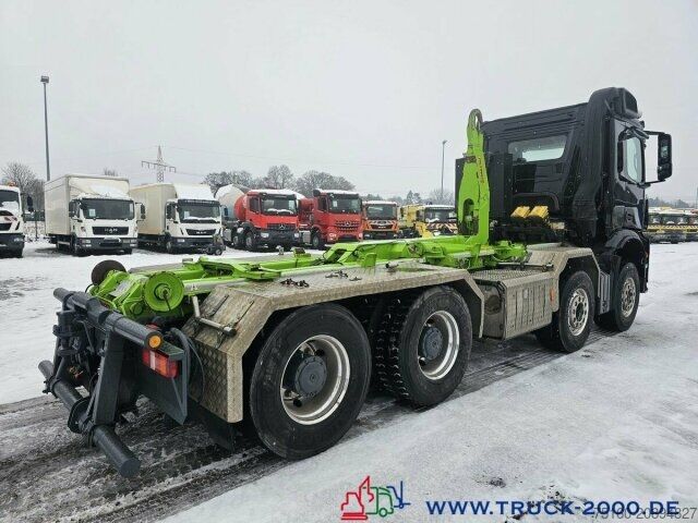 Roll-off tipper truck Mercedes-Benz Arocs 3253 8x4 Palfinger Haken 26 to - 202 TKM