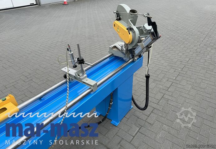 Double mitre saw for wood and aluminium PERTICI typ UNIVER 330IP 