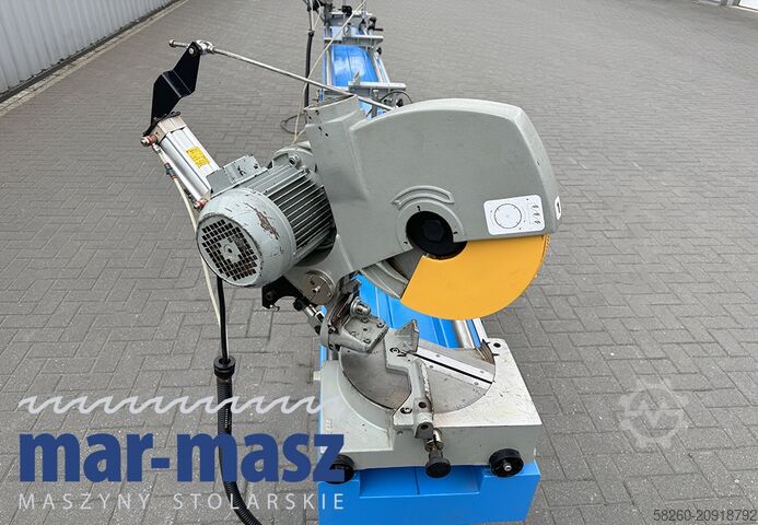 Double mitre saw for wood and aluminium PERTICI typ UNIVER 330IP 