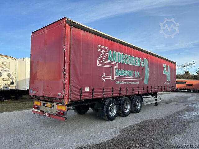 Curtain sided Pacton T3-001 / Curtainside Trailer / BPW Drum / APK T...