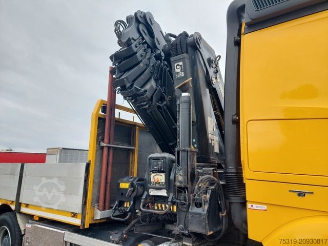 Flatbed truck MERCEDES-BENZ Arocs 2640 6X2 + Hiab XS 477 Hipro