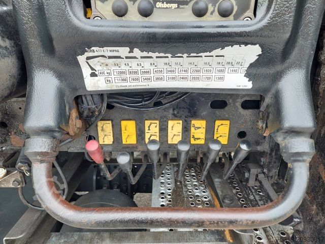 Flatbed truck MERCEDES-BENZ Arocs 2640 6X2 + Hiab XS 477 Hipro