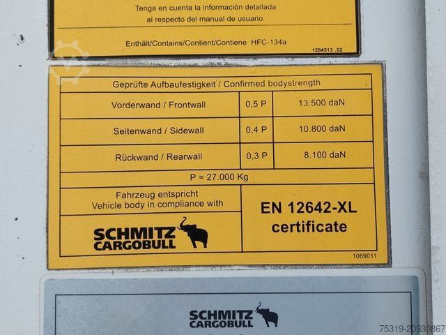 Reefer semitrailer SCHMITZ CARGOBULL SKO 24 Thermo King SLXi 300