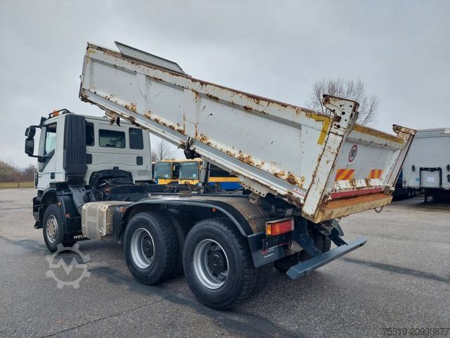 Three-sided tipper truck IVECO AD 260T45 BB Dautel Bordmatic 6x4