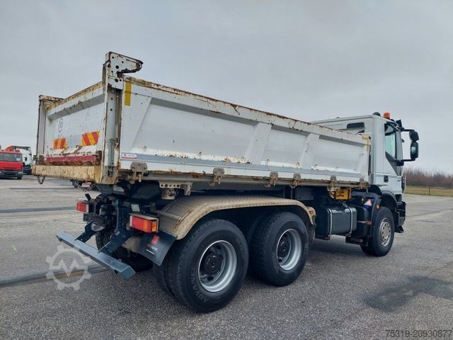 Three-sided tipper truck IVECO AD 260T45 BB Dautel Bordmatic 6x4