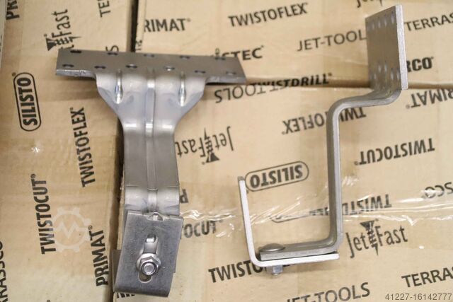 Solar fastener roof hook 150 x 60 x 5 mm 20 pieces Parco Zinni Flex 574DHVS