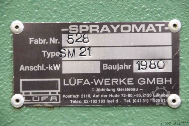 Compressed air sprayer Lüfa Sprayomat SM 21