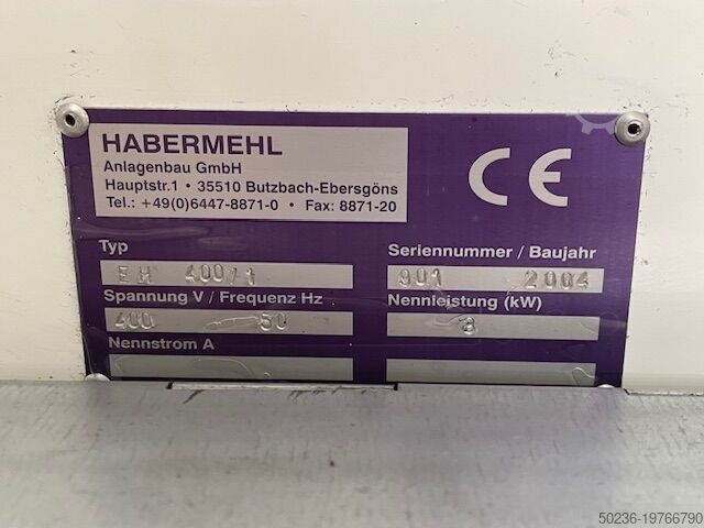 Industriellen Zerkleinerer oder Brecher HABERMEHL Anlagenbau GmbH EH 400/1
