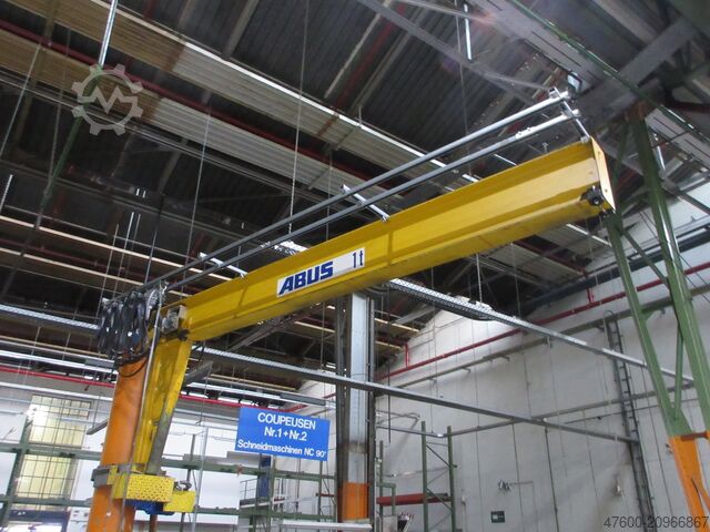 Column swing crane Chain Hoist Abus VS Kran Drehkran Hallenkran 1t Abus Kettenzug GM NL 1000Kg L 4m H 3,8m