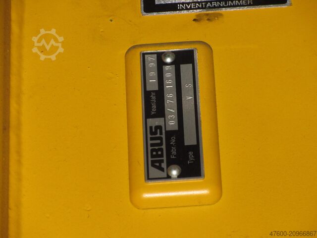 Column swing crane Chain Hoist Abus VS Kran Drehkran Hallenkran 1t Abus Kettenzug GM NL 1000Kg L 4m H 3,8m