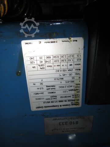 Column swing crane Chain Hoist Abus VS Kran Drehkran Hallenkran 1t Abus Kettenzug GM NL 1000Kg L 4m H 3,8m