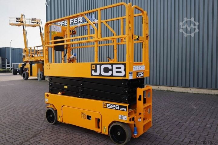 Scissor lift JCB S2632E Valid inspection, *Guarantee! New And Avail