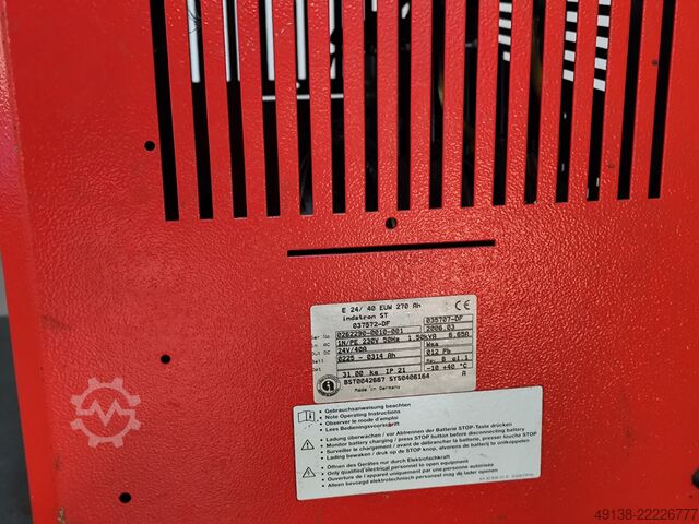 24 V 40 A Ladegerät für Staplerbatterie Indatron - Linde STE 24/40 EUW