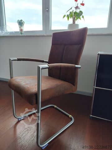 6 x Freischwinger Bürostuhl Bürostühle  
