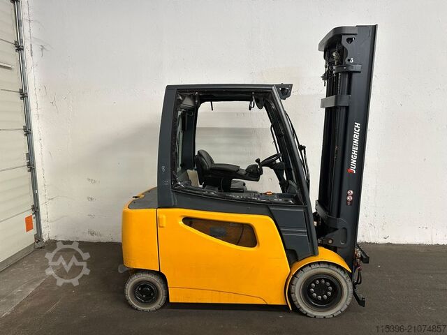 Electric 4-wheel forklift Jungheinrich EFG 430 - TRIPLEX 6 m